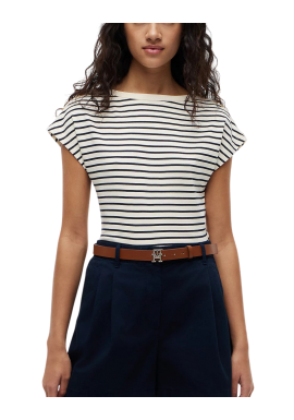 Γυναικείο T-shirt Εκρού Tommy Hilfiger WW0WW50942-0AD