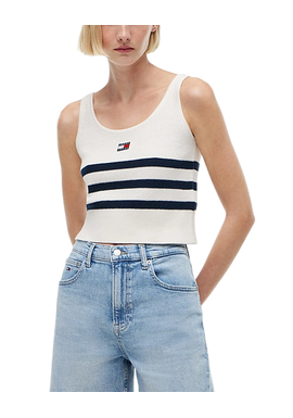 Γυναικείο Tank Top Λευκό Tommy Jeans DW0DW22929-YBH