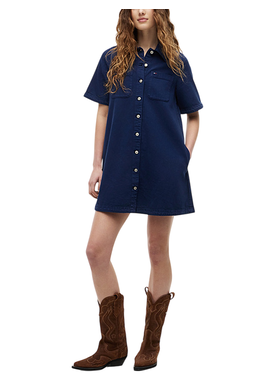 Γυναικείο Φόρεμα-Πουκαμίσα Navy Μπλε Tommy Jeans DW0DW22847-1A5