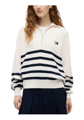 Γυναικείο Πουλόβερ Λευκό Tommy Jeans DW0DW22928-YBH