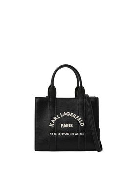 Γυναικεία K/Rsg Mini Tote Τσάντα Μαύρη Karl Lagerfeld B1W30042-101 White/Black
