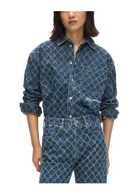 Γυναικείο Τζιν Πουκάμισο Μπλε Karl Lagerfeld Jeans B3W11008-A39 Argyle