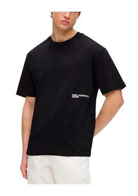 Ανδρικό T-shirt Μαύρο Karl Lagerfeld Jeans B3M17009-999 Black