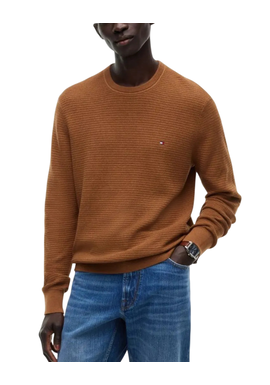 Ανδρικό Πουλόβερ Καφέ Tommy Hilfiger MW0MW44759-HID