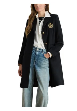 Γυναικείο Παλτό Μαύρο Ralph Lauren 297958509001-BLACK