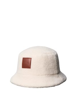 Γυναικείο Sherpa Bucket Καπέλο Εκρού Calvin Klein LV04F5097G-QYJ