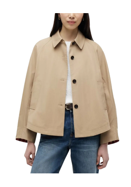 Γυναικείο Παλτό Μπεζ Tommy Hilfiger WW0WW49844-AEH