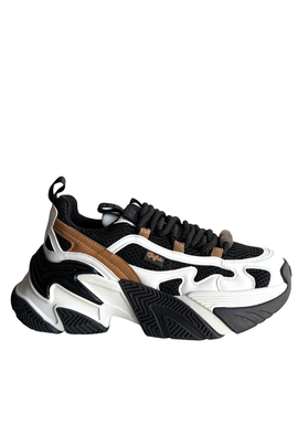 Γυναικεία Fion One Sneakers Λευκά Buffalo BUFPD00016370-WHITE BLK BROWN