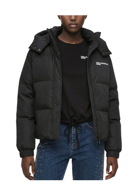 Γυναικείο Puffer Μπουφάν Μαύρο Karl Lagerfeld Jeans B4W15070-999 Black