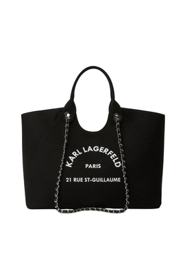 Γυναικεία K/RSG CHAIN SHOPPER Τσάντα Μαύρη Karl Lagerfeld B3W50068-999 Black