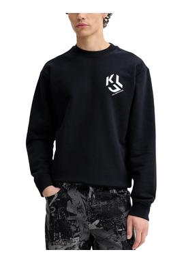 Ανδρικό Φούτερ Μαύρο Karl Lagerfeld Jeans B1M20050-999 Black