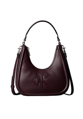 Γυναικεία Τσάντα Ώμου Μπορντό Calvin Klein LV04F3561G-BAP