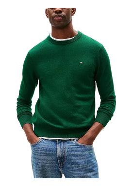 Ανδρικό Πουλόβερ Πράσινο Tommy Hilfiger MW0MW28046-MQ8