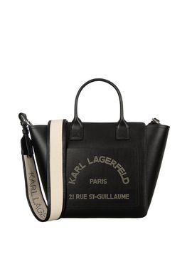 Γυναικεία Δερμάτινη K/Daily Tote Τσάντα Μαύρη Karl Lagerfeld B3W30093-1AV Black