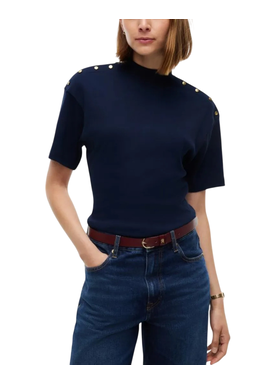 Γυναικείο T-shirt Navy Μπλε Tommy Hilfiger WW0WW52382-C1G