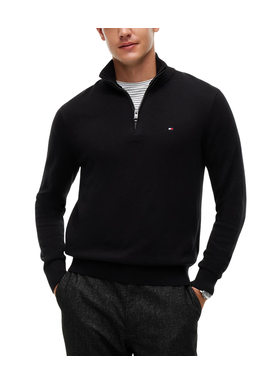 Ανδρικό Πουλόβερ Μαύρο Tommy Hilfiger MW0MW28049-BDS
