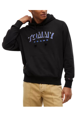 Ανδρικό Φούτερ Μαύρο Tommy Jeans DM0DM23582-BDS