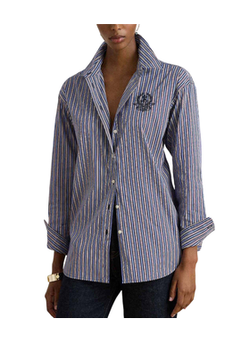 Γυναικείο Ριγέ Πουκάμισο Ralph Lauren 200B27664001-NAVY