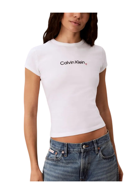 Γυναικείο T-shirt Λευκό Calvin Klein LV047H835G-YAF