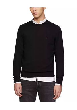 Ανδρικό Πουλόβερ Μαύρο Tommy Hilfiger MW0MW28046-BDS