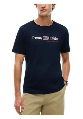 Ανδρικό T-shirt Navy Μπλε Tommy Hilfiger MW0MW44875-DW5