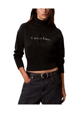 Γυναικείο Ζιβάγκο Πουλόβερ Μαύρο Calvin Klein LV047H329G-UB1