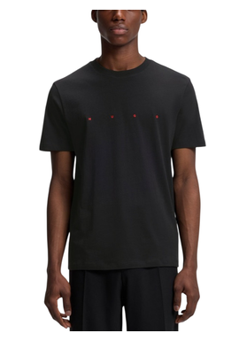 Ανδρικό Dorosi T-Shirt Μαύρο HUGO 50566086-001