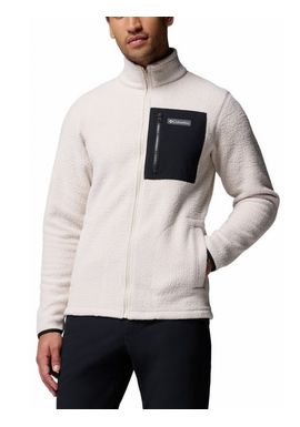 Ανδρική Jasper Ridge Pebbled Fleece Ζακέτα Εκρού Columbia 2142421-278