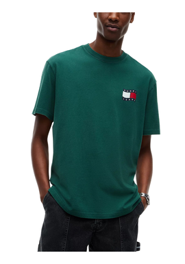 Ανδρικό T-shirt Πράσινο Tommy Jeans DM0DM23559-MBM