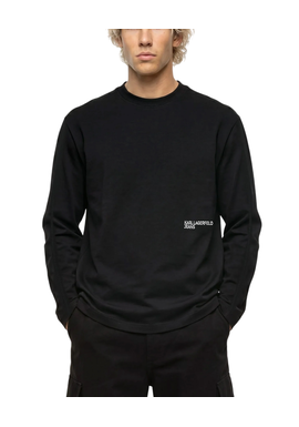 Ανδρικό Μακρυμάνικο T-shirt Μαύρο Karl Lagerfeld Jeans B4M17036-999 Black