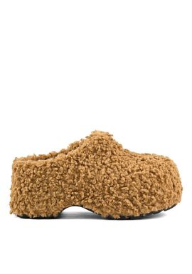 Γυναικεία Teddy Fur Clog Ταμπά Colors Of California HC SIERRA02-TAN