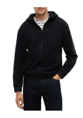 Ανδρική Ζακέτα Μαύρη Tommy Hilfiger MW0MW44680-BDS