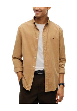 Ανδρικό Κοτλέ Πουκάμισο Μπεζ Tommy Hilfiger MW0MW40486-ABS
