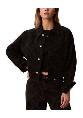 Γυναικείο Τζιν Μπουφάν Μαύρο Calvin Klein LV047H944G-4B3