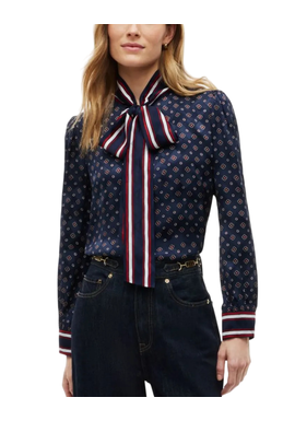 Γυναικείο Πουκάμισο Navy Μπλε Tommy Hilfiger WW0WW52238-0G8