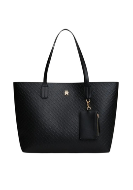 Γυναικεία Icon Tote Τσάντα Μαύρη Tommy Hilfiger AW0AW19004-BDS