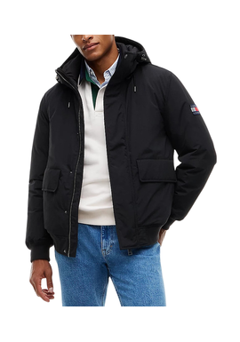 Ανδρικό Μπουφάν Μαύρο Tommy Jeans DM0DM22032-0GK