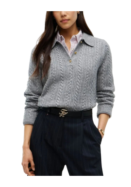 Γυναικείο Polo Πουλόβερ Γκρι Tommy Hilfiger WW0WW52222-P7D