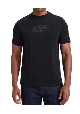 Ανδρικό T-shirt Μαύρο Karl Lagerfeld 755073 564250-990