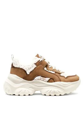 Γυναικεία Bliss Warm Sneakers Καφέ Buffalo BUFPD00018349-COGNAC