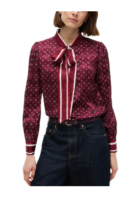 Γυναικείο Πουκάμισο Μπορντό Tommy Hilfiger WW0WW52238-0KR