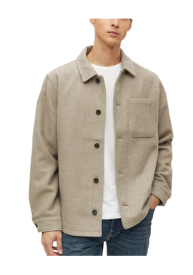 Ανδρικό Overshirt Μπεζ S.Oliver 2180784-8161