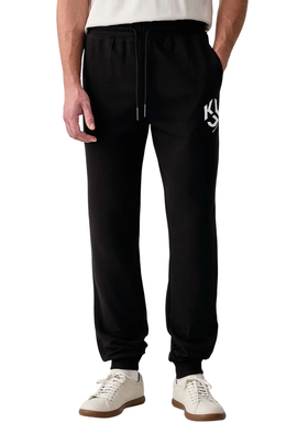 Ανδρική Monogram Φόρμα Μαύρη Karl Lagerfeld Jeans B3M10013-999 Black