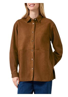 Γυναικείο Overshirt Καφέ S.Oliver 2183909-0009