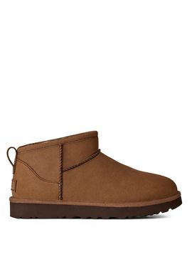 Γυναικεία Classic Ultra Mini Nubuck Μποτάκια Καφέ UGG 1184556-DKC