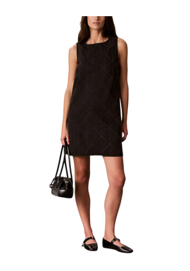 Γυναικείο Αμάνικο Τζιν Φόρεμα Μαύρο Calvin Klein LV047H781G-4B3