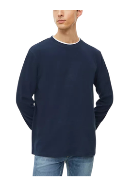 Ανδρικό Μακρυμάνικο T-shirt Navy Μπλε S.Oliver 2180195-5978