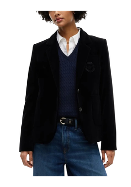 Γυναικείο Σακάκι Μαύρο Tommy Hilfiger WW0WW52321-BDS