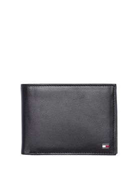 Ανδρικό Δερμάτινο Eton Πορτοφόλι Μαύρο Tommy Hilfiger AM0AM00651-002
