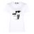Γυναικείο Ikonik 2.0 T-Shirt Λευκό Karl Lagerfeld 230W1704-100 WHITE